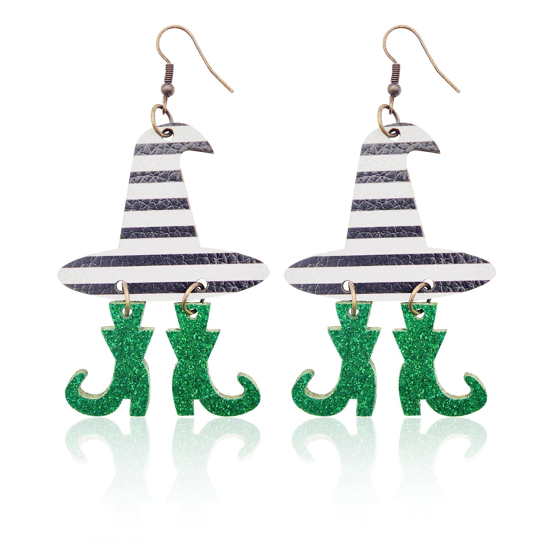 Wholesale Halloween Leather Earrings