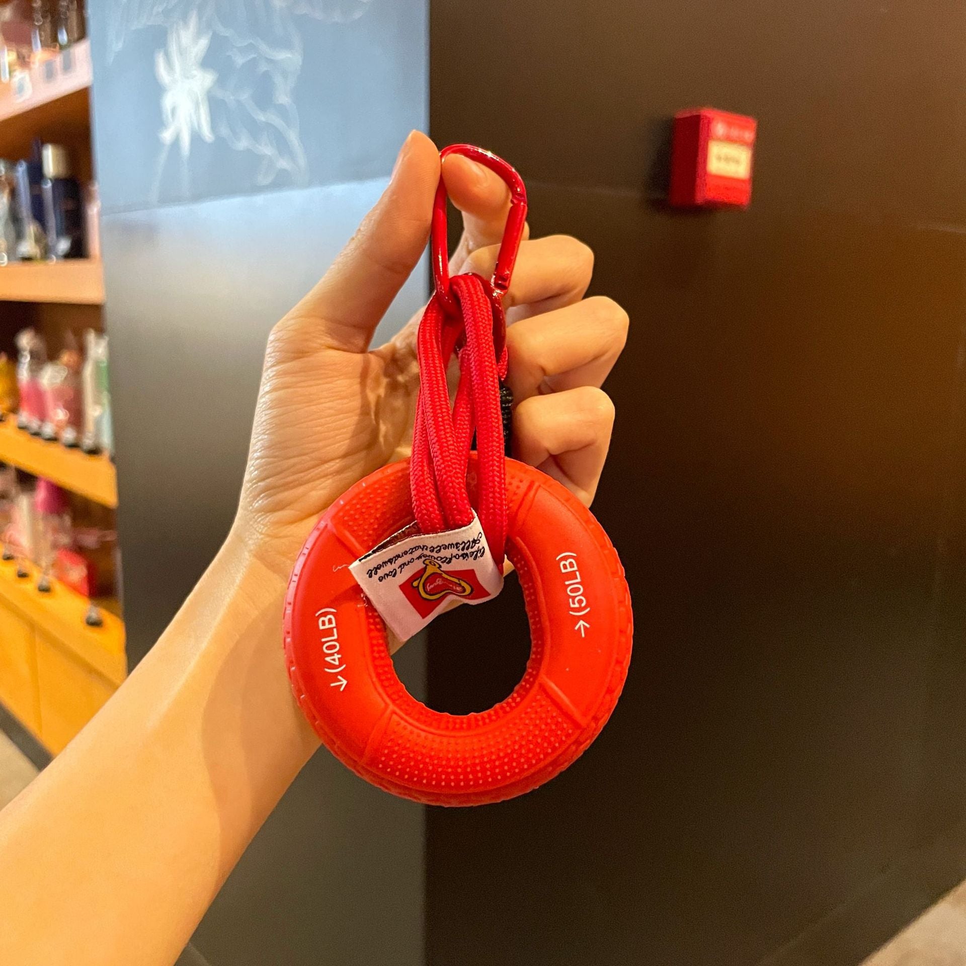 Wholesale Silicone grip stress relief keychain