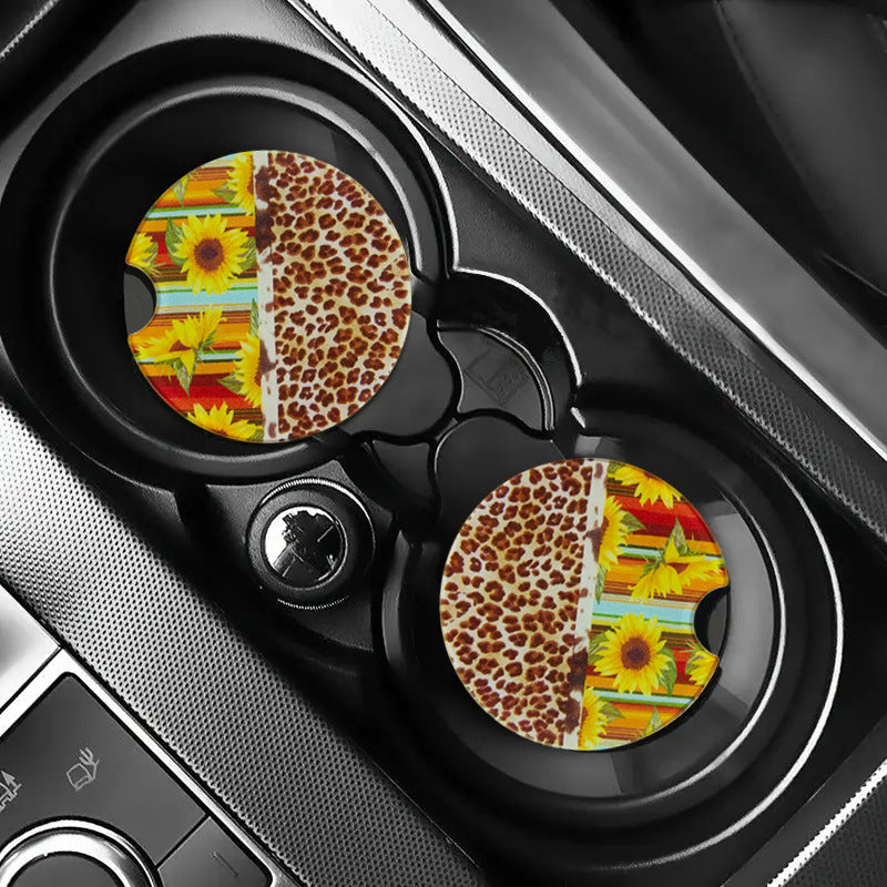 Wholesale Western Sports Style Independence Day Owl Acrylic Coasters Cup Accessories ACC-CA-YiTian001