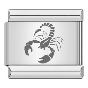 Wholesale  Italian modular Titanium steel laser engraving series 12 constellations bracelet DIY bracelet