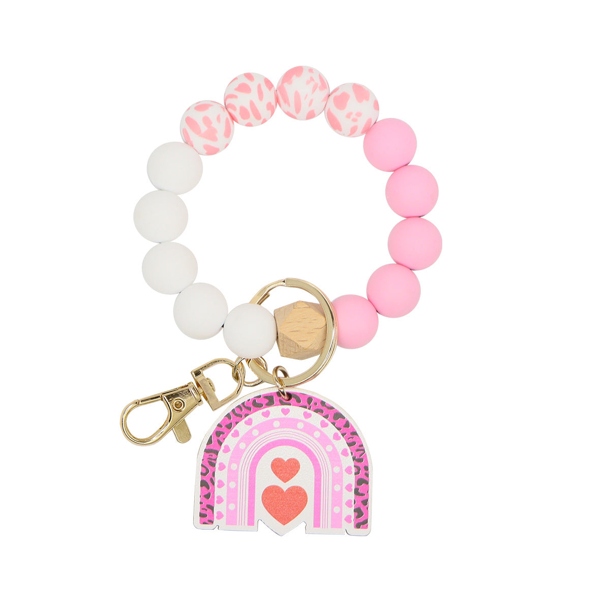 Wholesale  Valentine's Day LOVE wooden beads bracelet