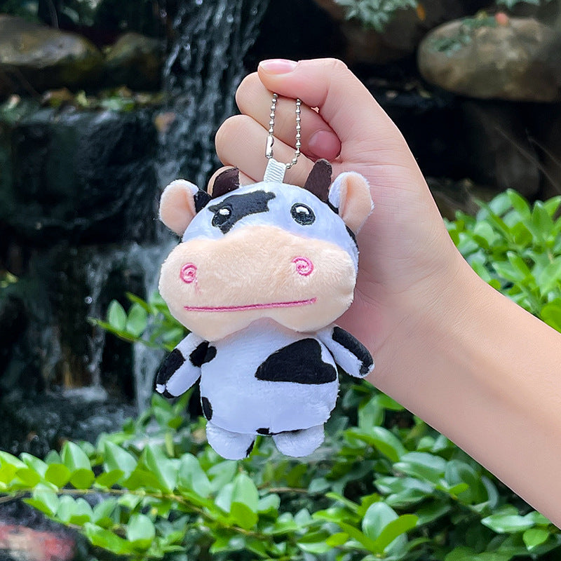 Wholesale Cartoon Cow Plush Doll Keychain ACC-KC-XiaW005