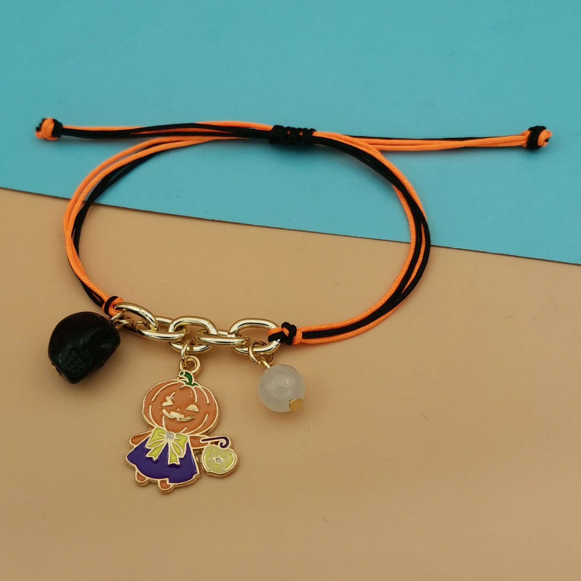 Wholesale Halloween Skull Ghost Cat Pumpkin Luminous Bracelet ACC-BT-Haol006