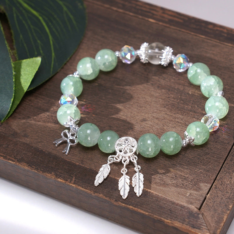 Wholesale Handmade Glass Beaded Butterfly Dreamcatcher Bracelet for Women Travel Souvenir Gift Fashion Jewelry Accessory