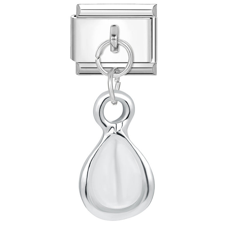 Wholesale Italian Charm Bracelet 9mm DIY Splicing Cute Creative Stainless Steel Composable Bracelet