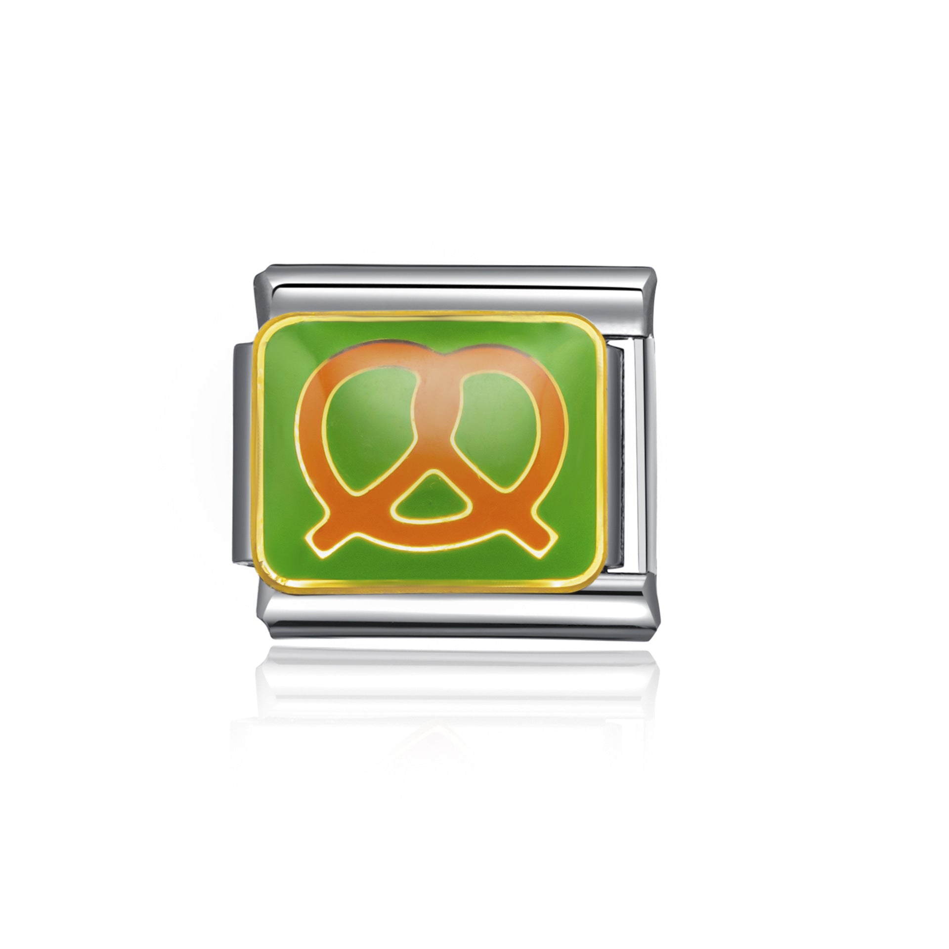 Wholesale Italian Charm Bracelet 9mm DIY Splicing Letter Festoon Stainless Steel Composable Bracelet