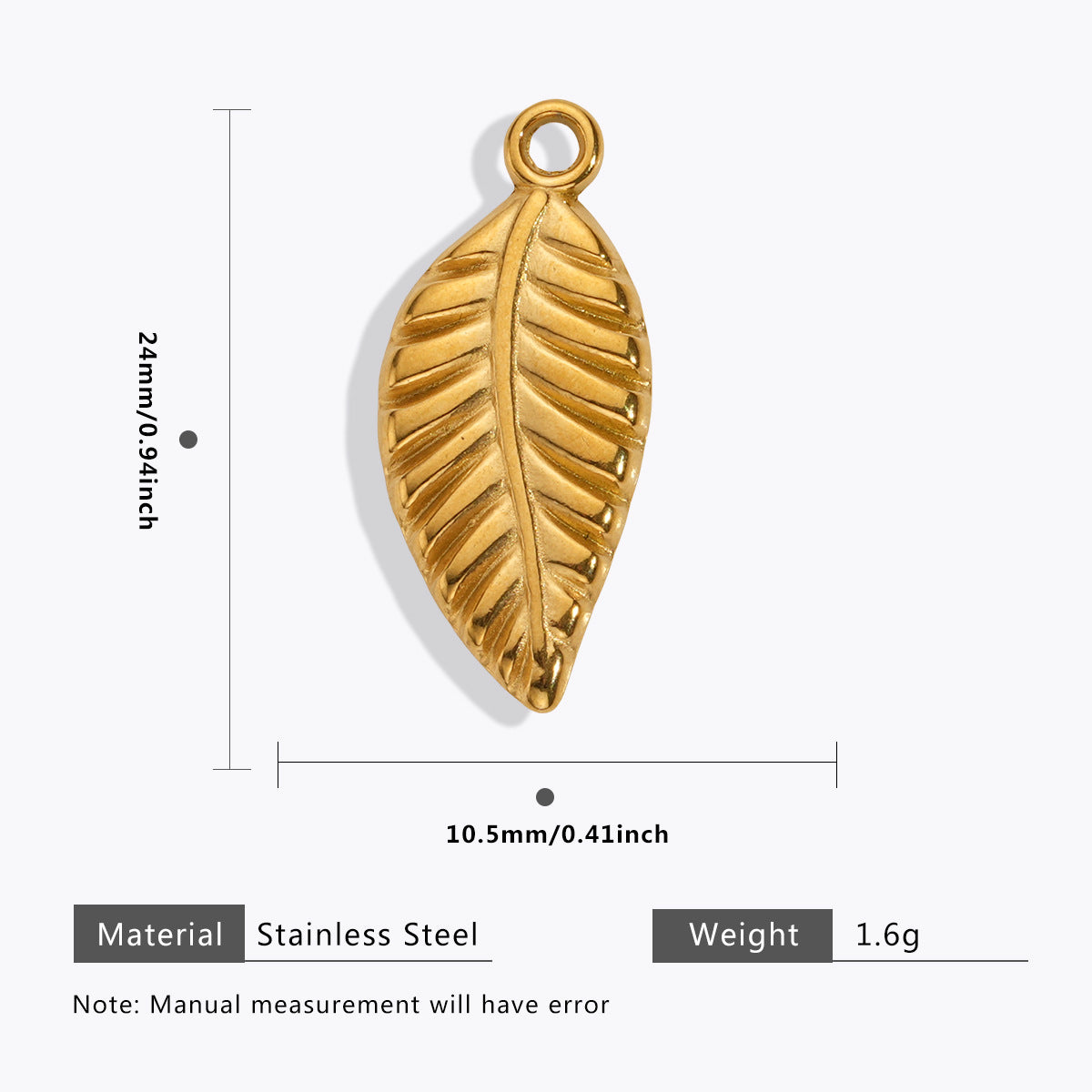 Wholesale 5pcs Stainless steel 18K vacuum plating color  flower pendant