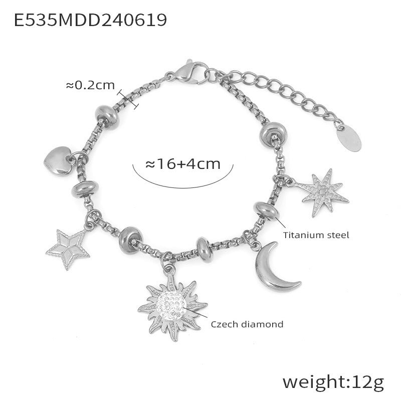 Wholesale Diamond Bracelet Titanium Steel Bracelets 18k Gold Plated Bracelet ACC-BT-XinYX001