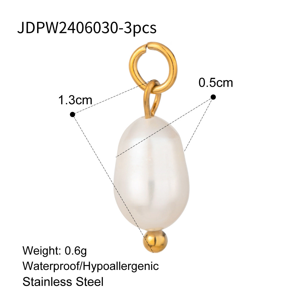Wholesale Stainless Steel Pearl Necklace Accessories Jewelry Accessories