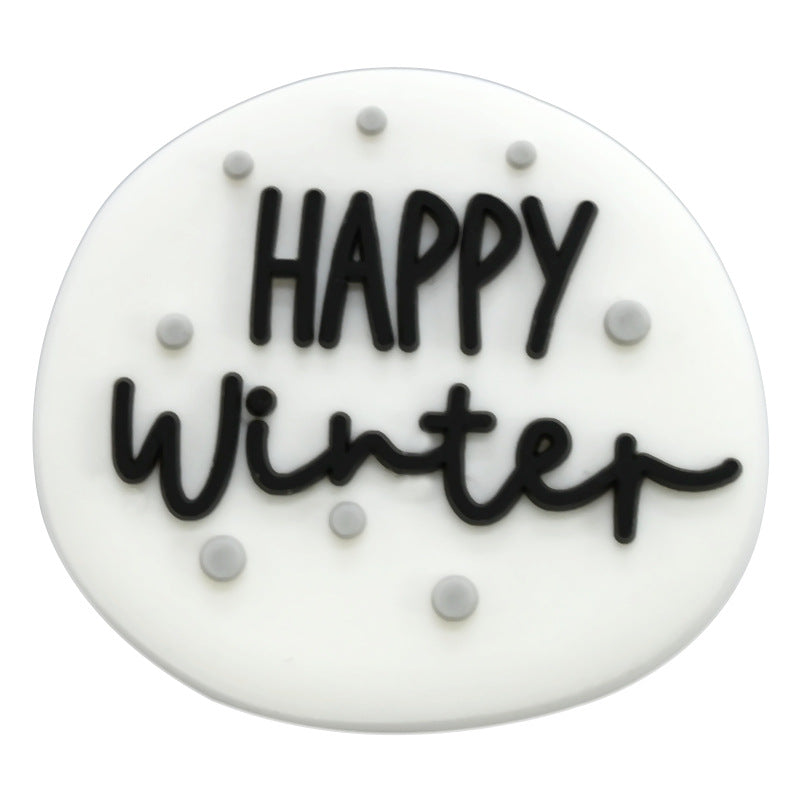 Wholesale Random 100pcs Winter PVC Soft Rubber Shoe Buckle Decoration ACC-SC-RYY058