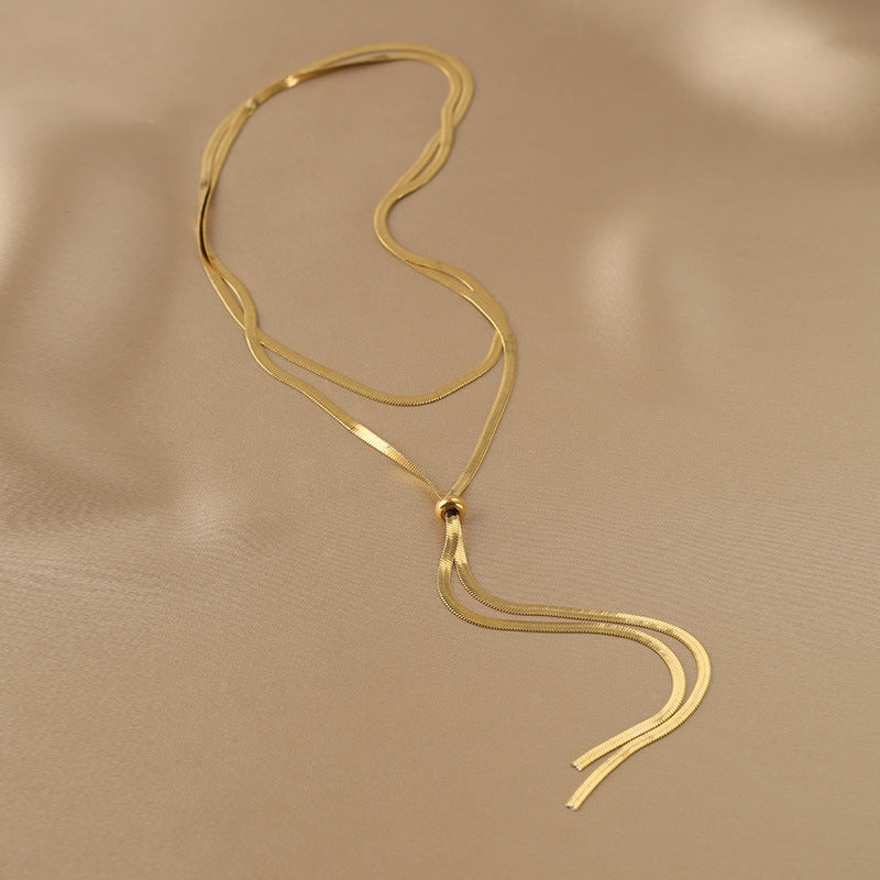 Wholesale Multi-layer Necklace Irregular Chain ACC-NE-QiYu011