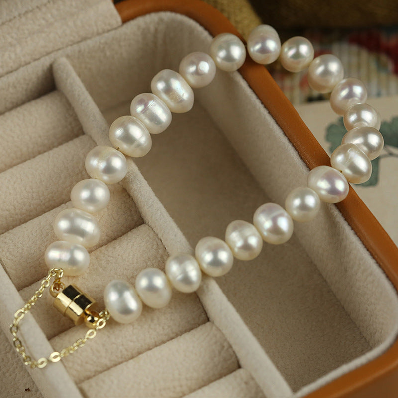 Wholesale Vintage Geometric Pearl Bracelet ACC-BT-Huih001