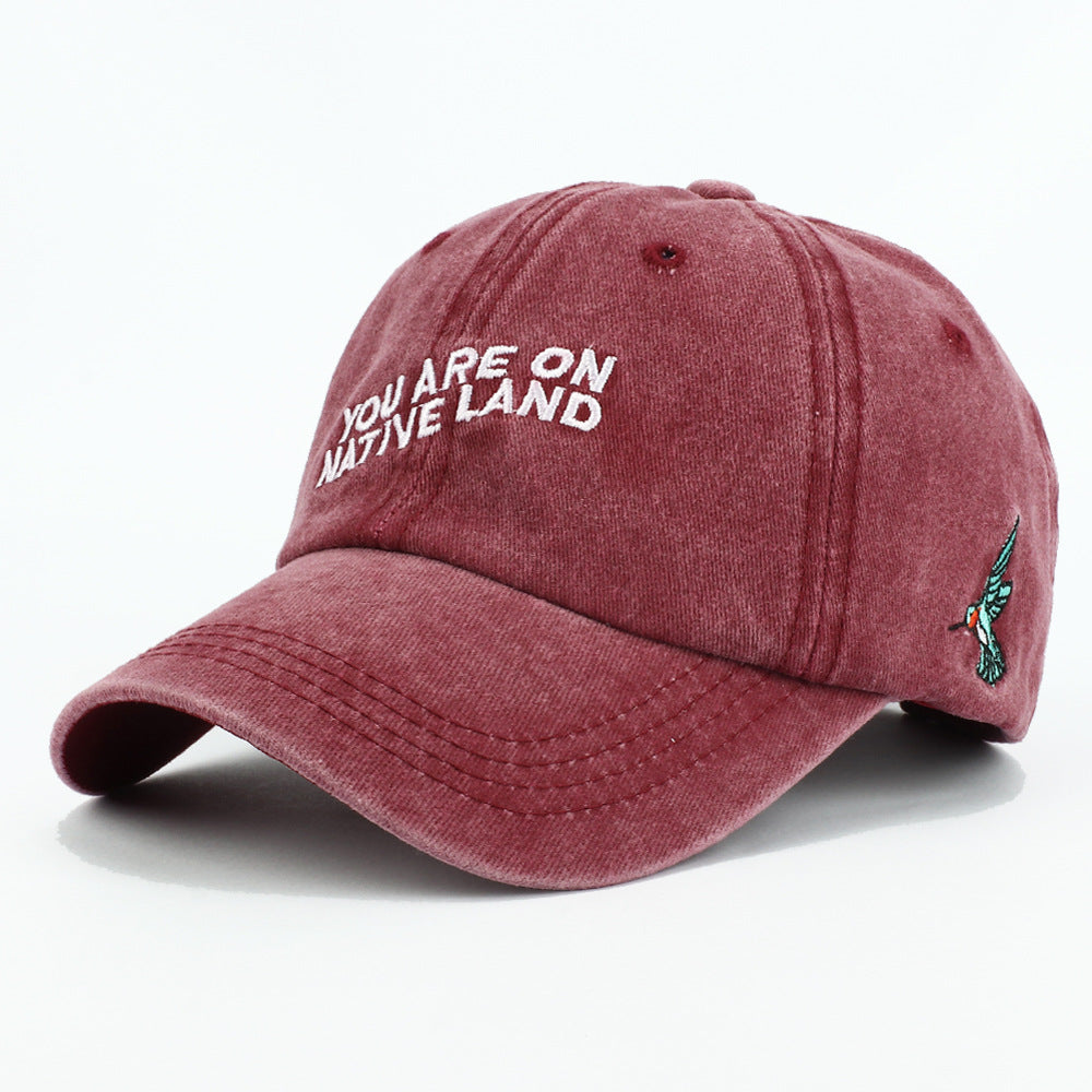 Wholesale Hummingbird Embroidery Cotton Baseball Cap ACC-HT-RongZhao023