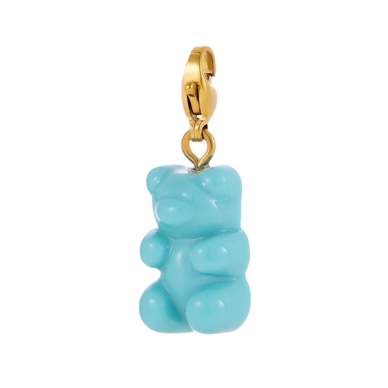 Wholesale  Macaron Colorful Bear DIY Jewelry Pendant