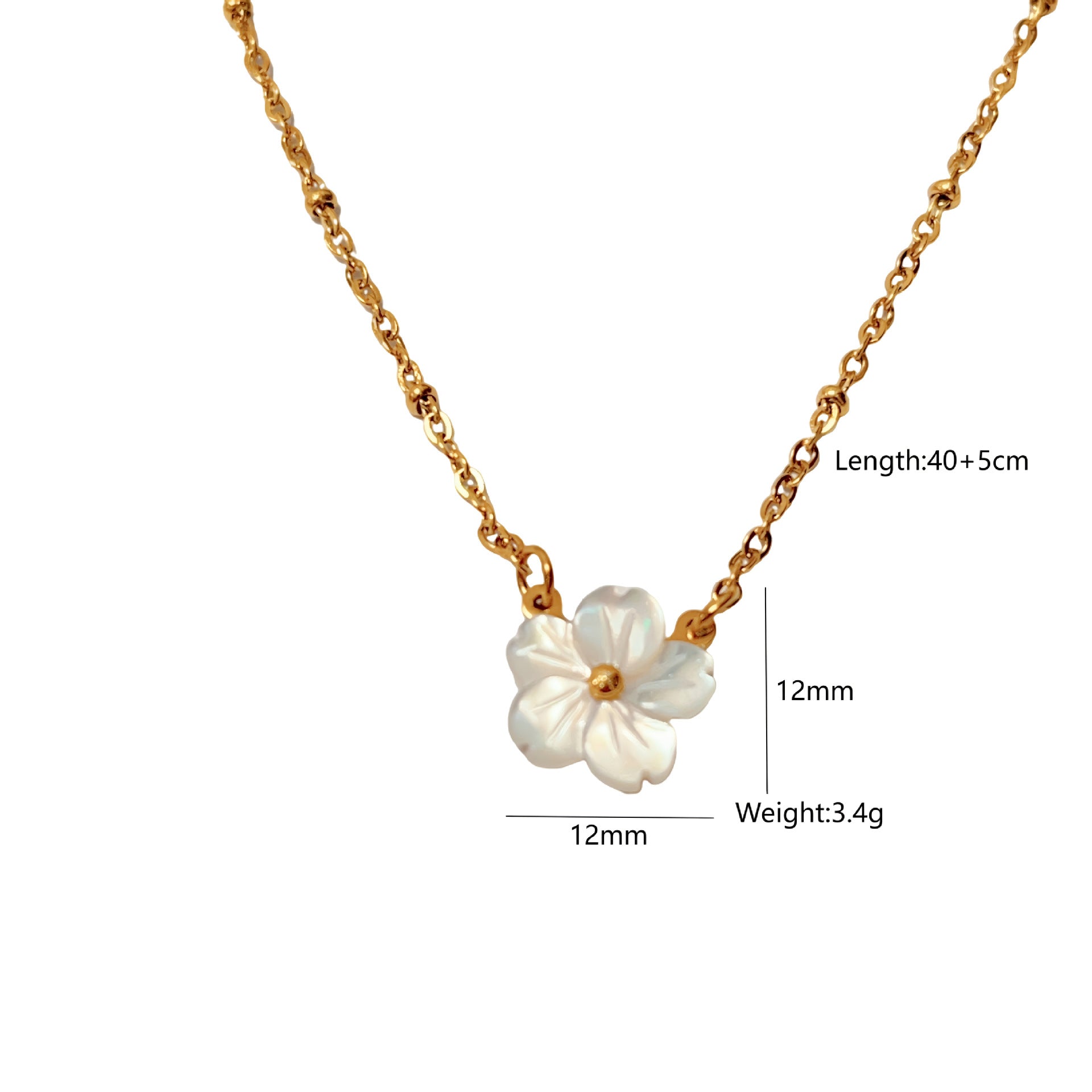 Wholesale  Natural Baroque Pearl Stainless Steel Necklace