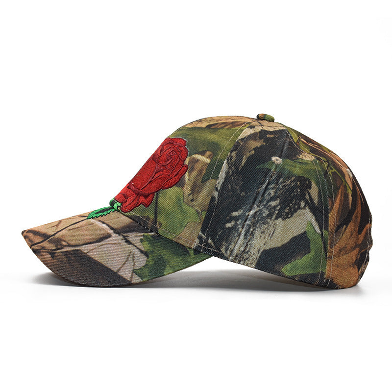Wholesale Trendy Camouflage Embroidered Baseball Cap Adjustable Summer Sun Hat Fashion Accessory