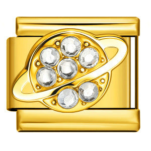 Wholesale Gold Plated Stainless Steel Matching Gold and Silver Modular Bracelet Fashion Jewelry Accessory Gift