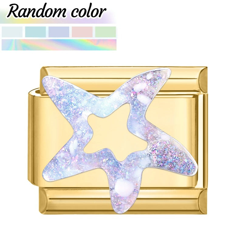 Wholesale Italian Charm Bracelet 9mm DIY Splicing Cute Creative Stainless Steel Composable Bracelet