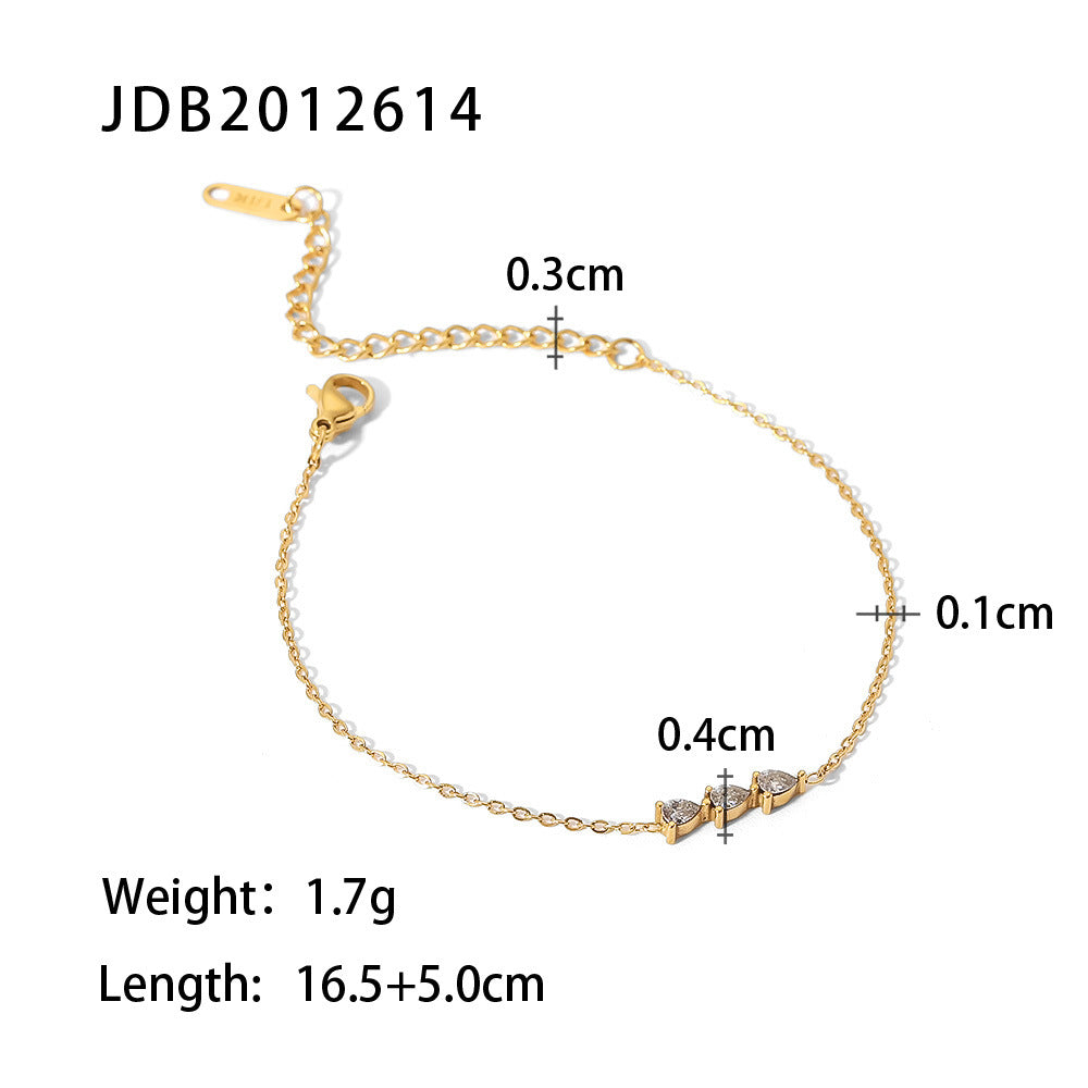 Wholesale Stainless Steel Inlaid Zircon Bracelet ACC-BT-WanX001 ACC-BT-WanX001