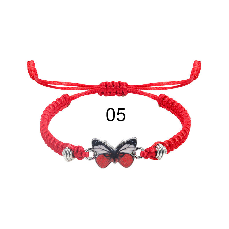 Wholesale  butterfly woven  Valentine's Day bracelet