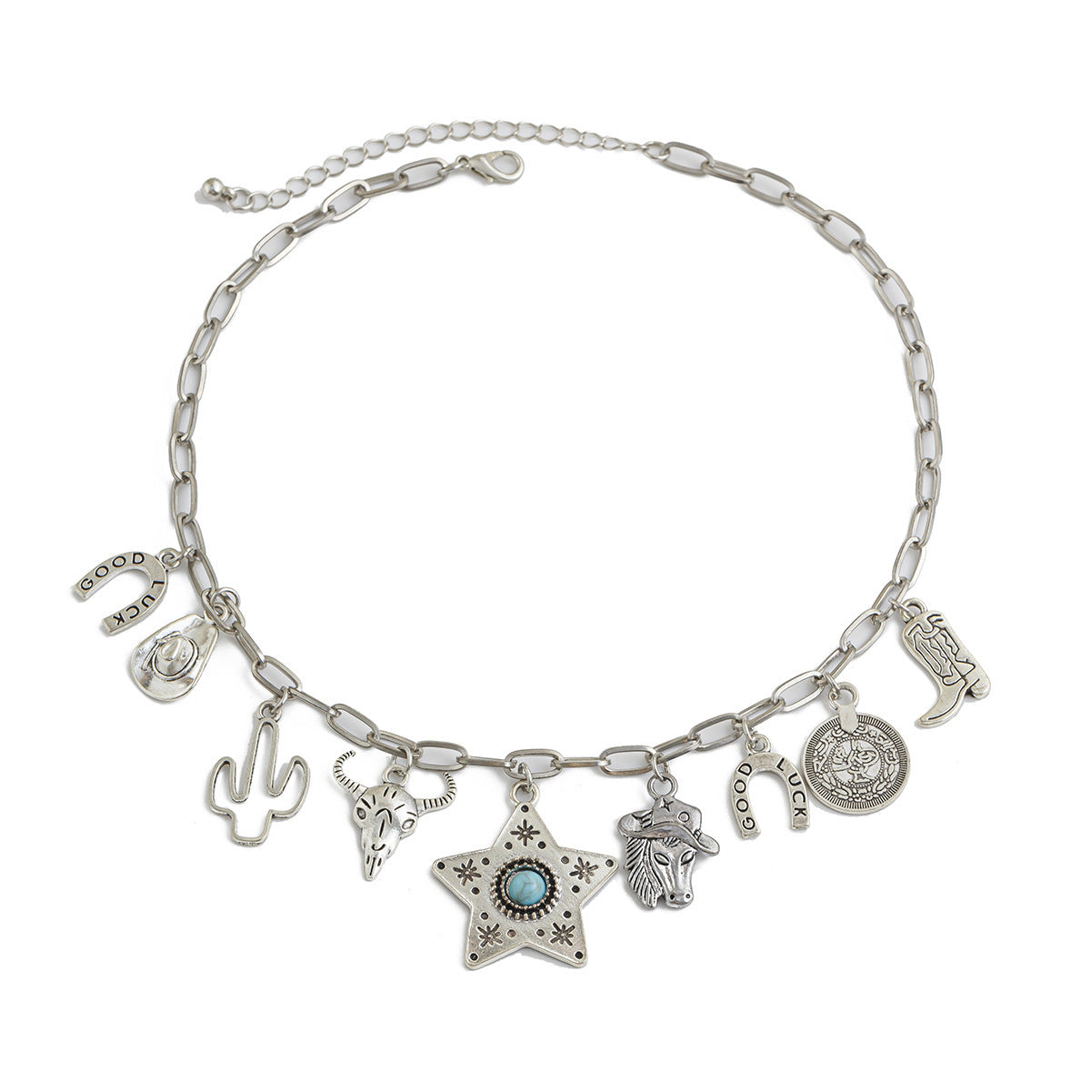 Wholesale Western Cowboy Hat Pendant Necklace
