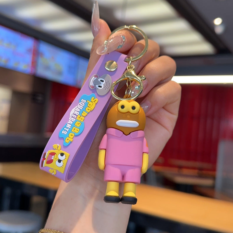 Wholesale PVC Cartoon Bikini Bottom Keychain - Car Key Accessory,  Bag Charm,  Gift for Wedding or Everyday Use