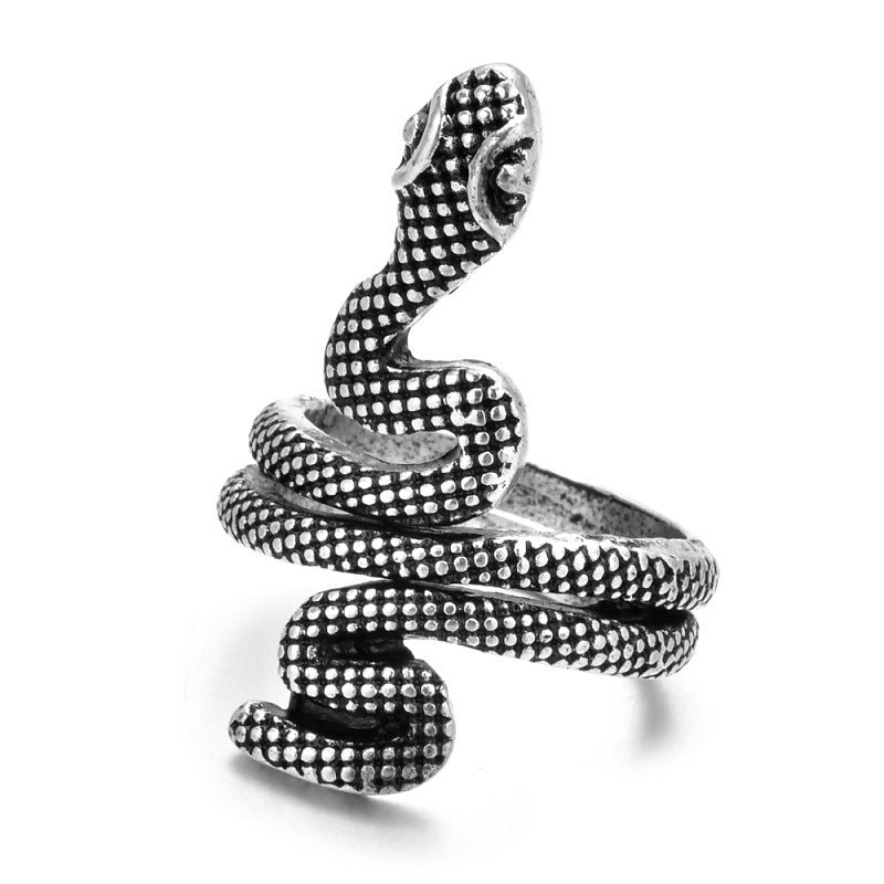 Wholesale Snake Shape Cool Vintage Open Ring ACC-RS-NaiHong002