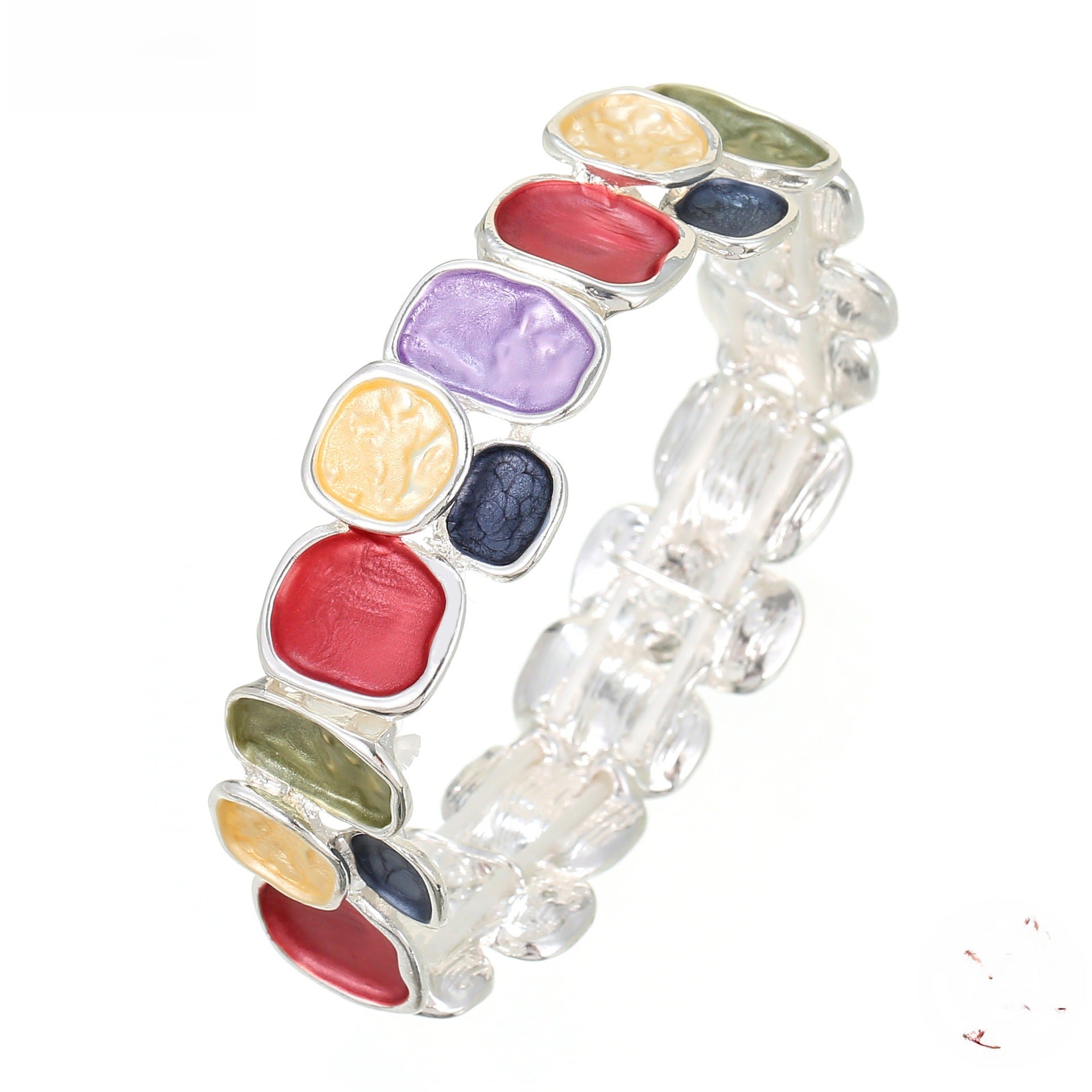 Wholesale Colorful Oil Painted Alloy Bracelet