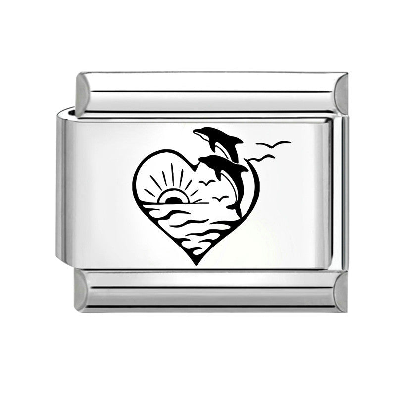 Wholesale Creative DIY Modular Bracelet with Animal and Heart Motifs Fashion Accessory Gift