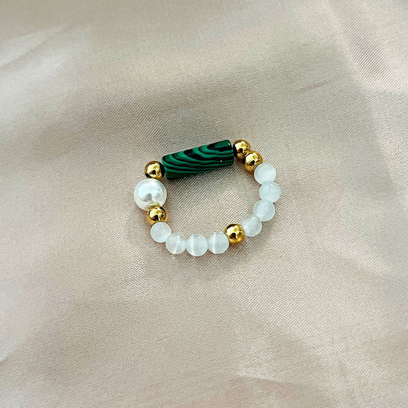 Wholesale 4mm natural stone ring