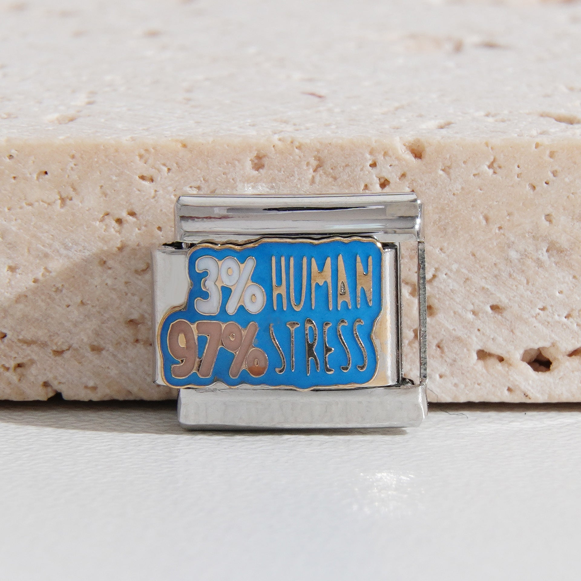 Wholesale Italian Charm Bracelet 9mm DIY Splicing English Letters Stainless Steel Composable Bracelet