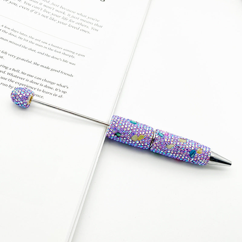 Wholesale 5pcs Colorful Shell Full Diamond Beaded Pen