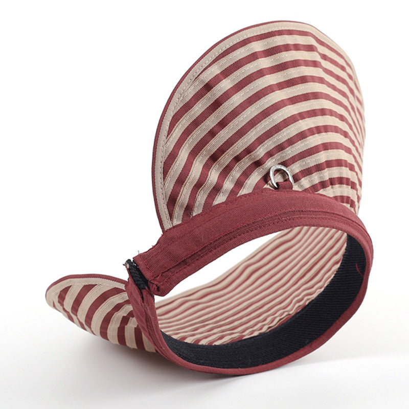 Wholesale  Outdoor Travel Classic Plaid All-match Hair Clip Hat Bucket Hat