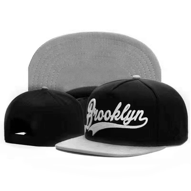Wholesale Flat Brim Hat American Street Hip Hop Straight Hat Baseball Cap ACC-HT-Huiyu010