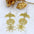 Wholesale Halloween Earrings Long Stitching Bat Pumpkin Spider Acrylic Earrings