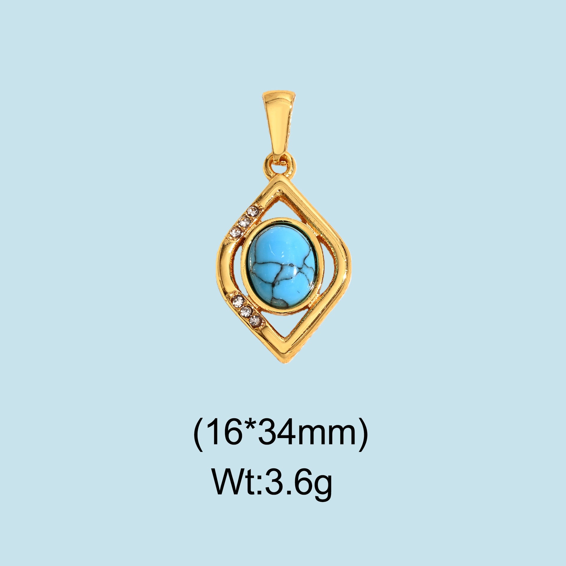 Wholesale Vintage metal necklace pendant