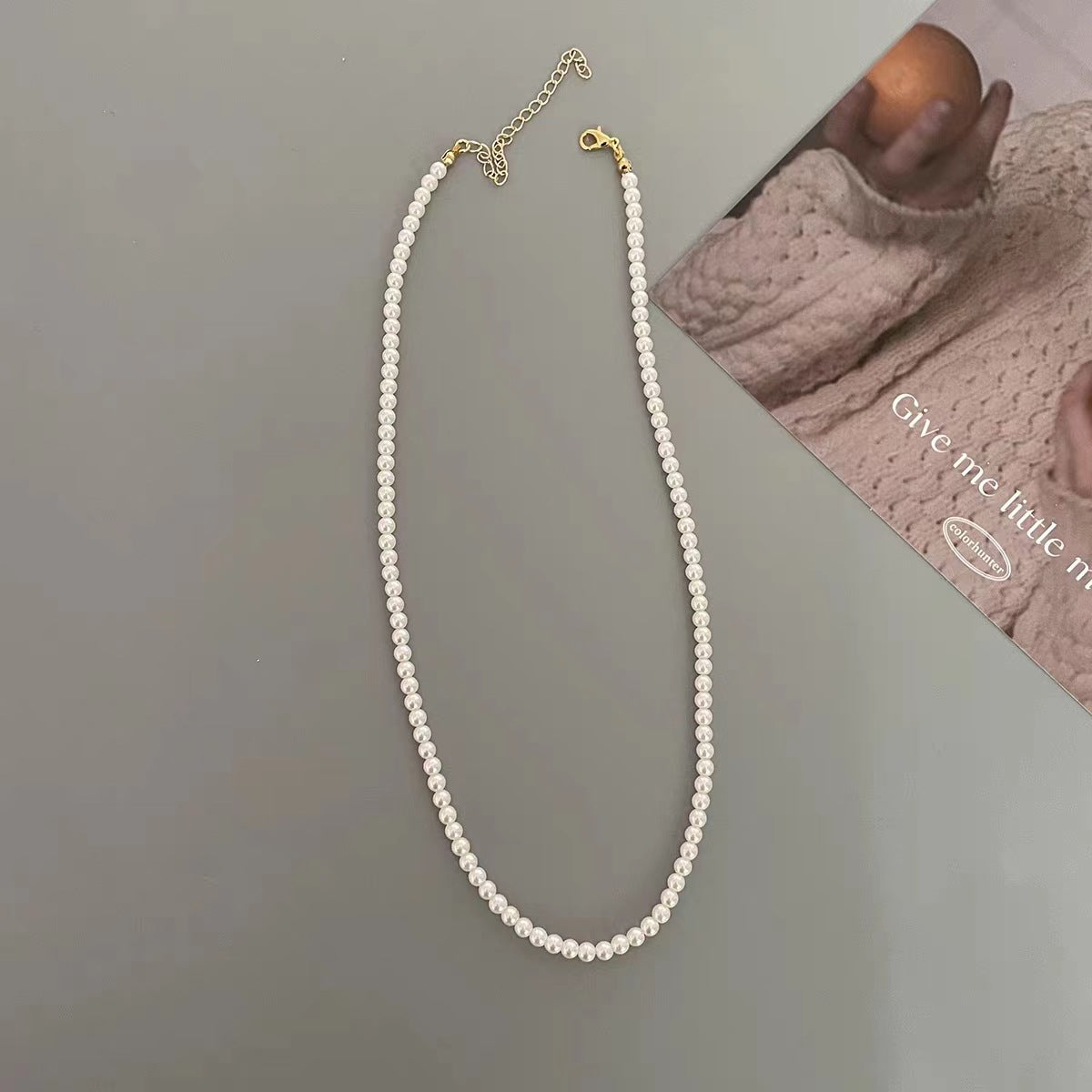 Wholesale Pearl Necklace Clavicle Chain Choker Necklace ACC-NE-Tongs009