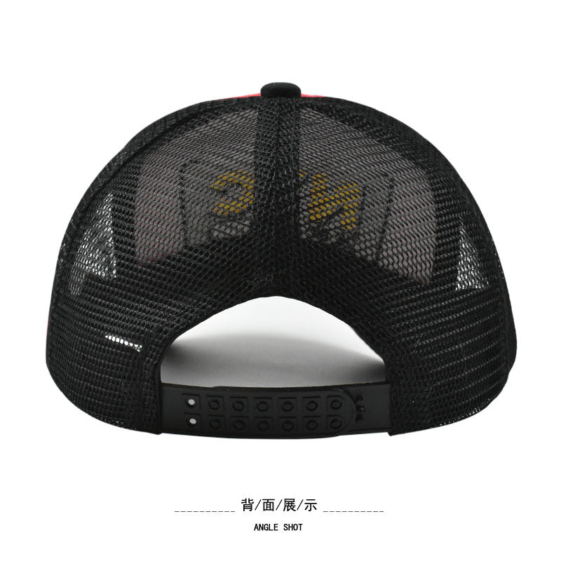 Wholesale NYC embroidery baseball cap men's 3D three-dimensional embroidery net cap
