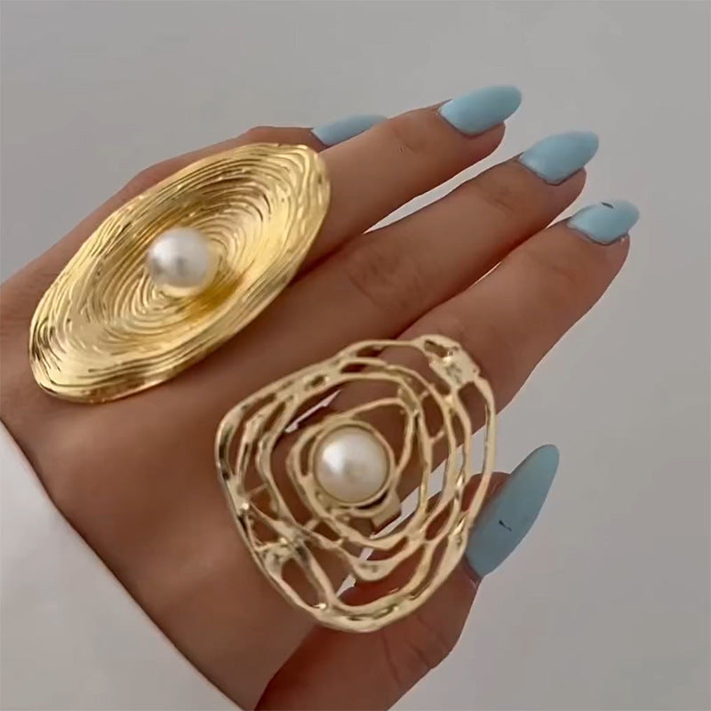 Wholesale personality exaggerated irregular ring