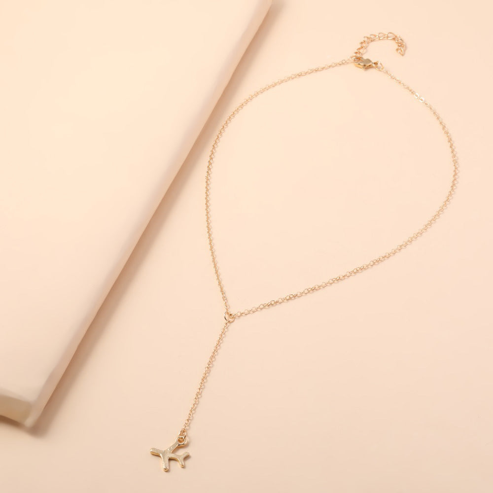 Wholesale  Alloy Necklace  Airplane Jewelry