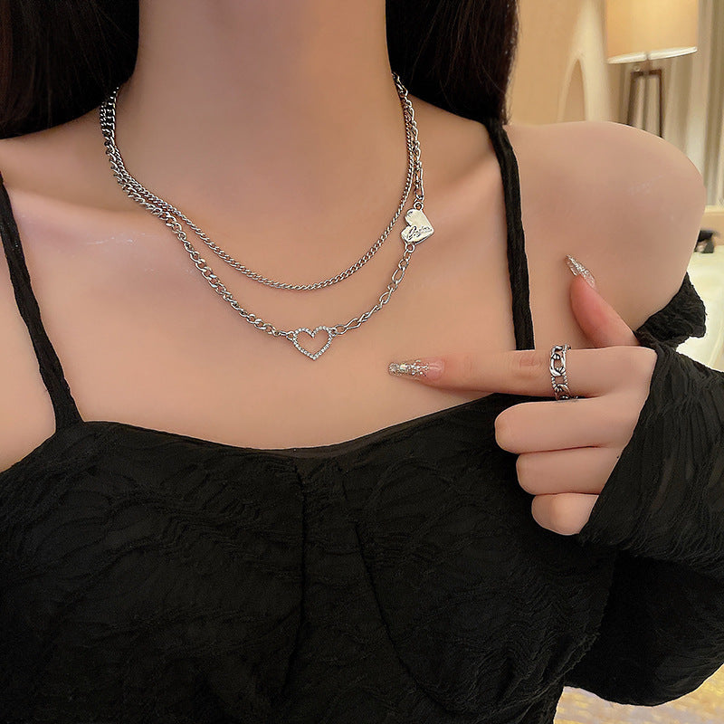 Wholesale Hip Hop Style Sweater Chain Vintage Stainless Steel Necklace ACC-NE-Sengw005