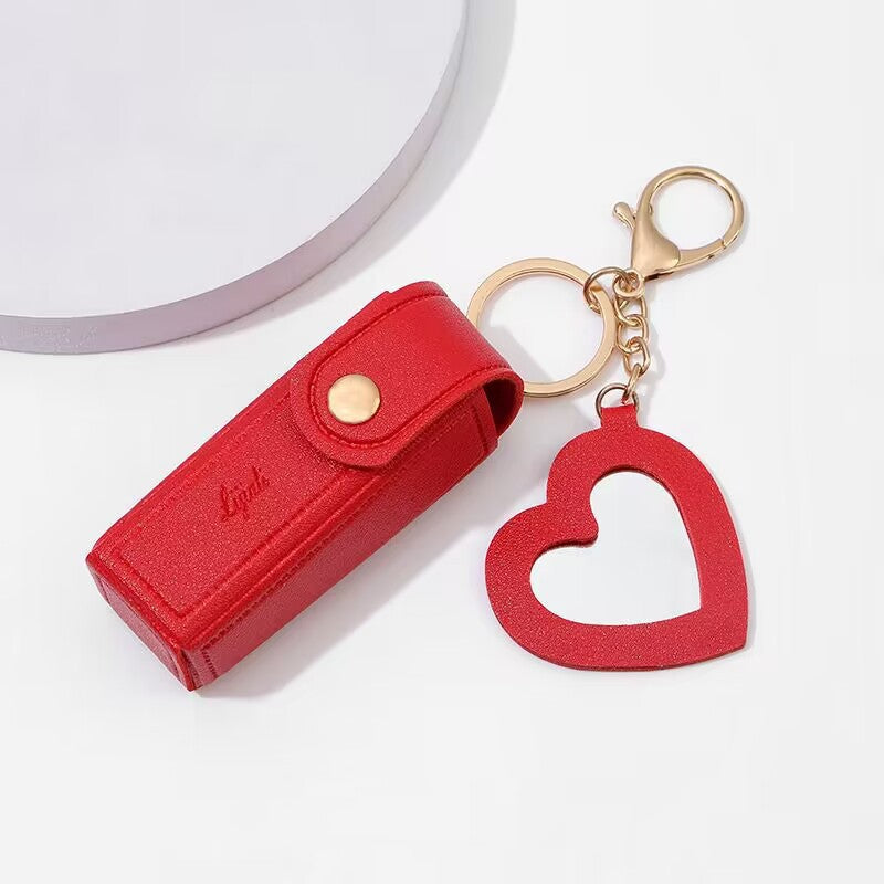 Wholesale PU Portable Lipstick Set Zero Wallet Keychain ACC-KC-YY001