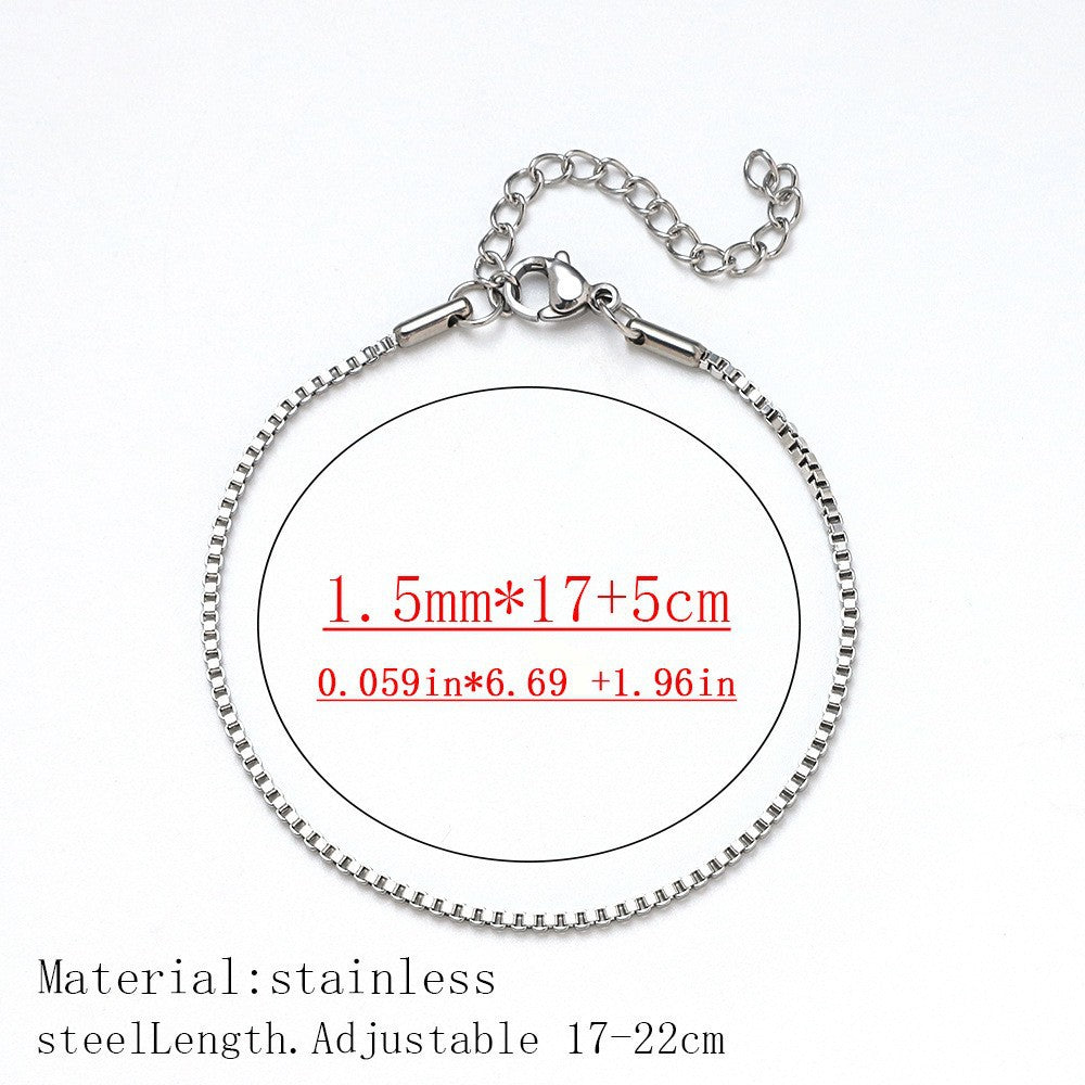 Wholesale Cross-Border Hot-Selling Stainless Steel Gold Bracelet for Women,  Plated with 18K Real Gold,  Fashionable and Versatile Bracelet,  Wholesale Titanium Steel Bracelet