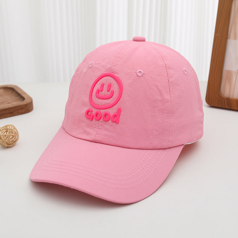 Wholesale smiley face sun hat baseball cap