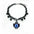 Wholesale Titanium Steel Necklace Jewelry Devil's Eye Necklace