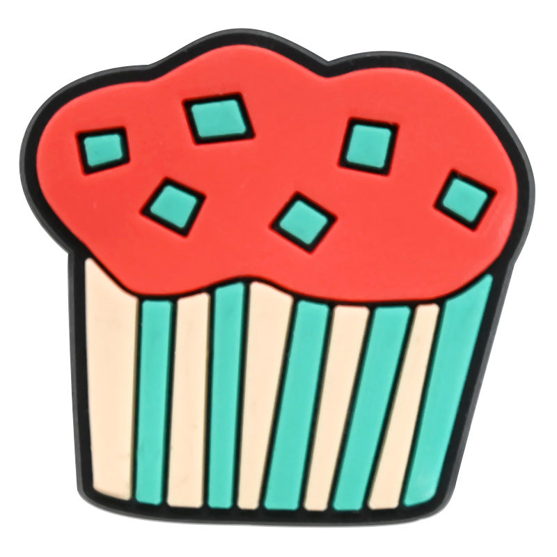 Wholesale Random 100pcs Cartoon PVC Soft Rubber Shoe Buckle Decoration ACC-SC-RYY070