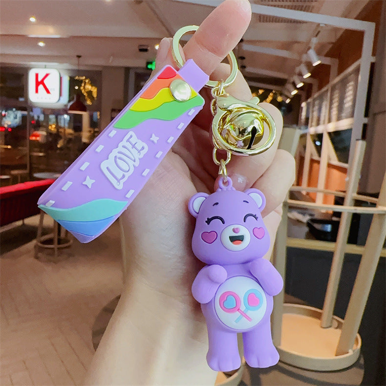 Wholesale Cartoon PVC Soft Glue Cute Keychain ACCVIP-KC-YueWei004