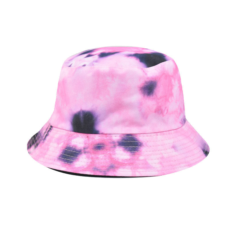 Wholesale Tie Dye Bucket Hat Unisex Hip Hop Style Trendy Summer Sun Protection Hat Fashion Accessory