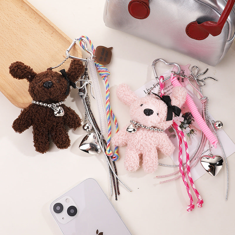 Wholesale Bear rabbit plush keychain