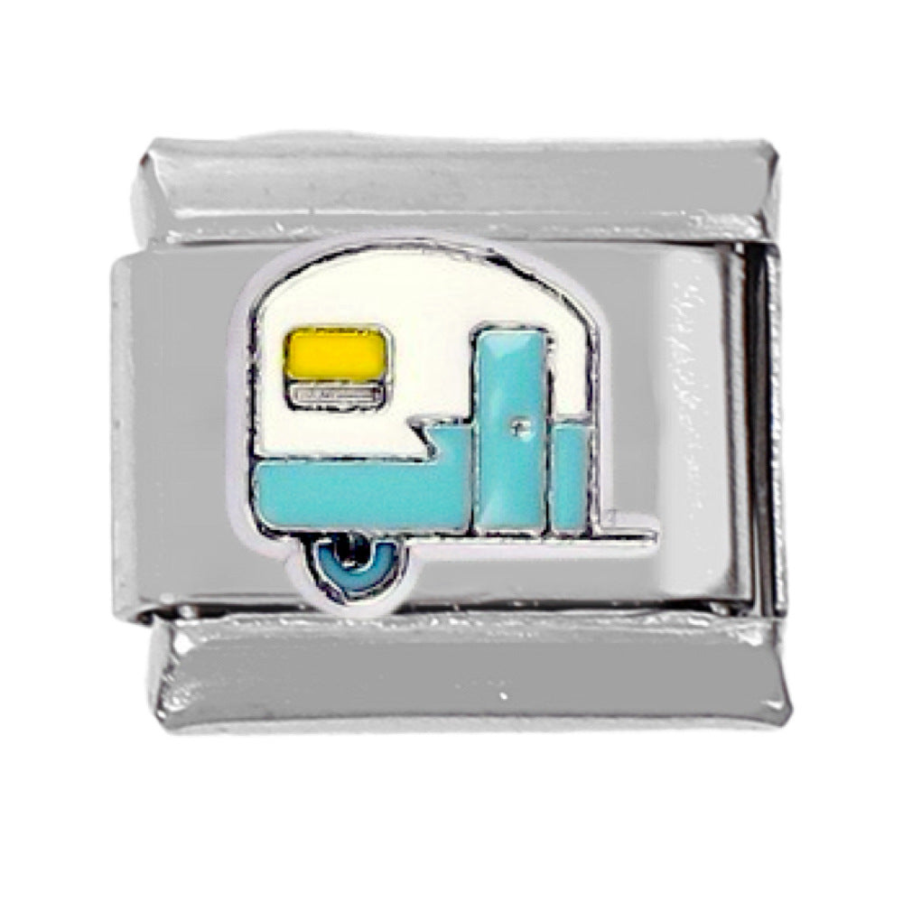 Wholesale 5pcs Italian Charm Bracelet Charm Module Stainless Steel Car Airplane Bracelet 9mm DIY Pattern Free Stitching Detachable Composable Bracelet ACC-BT-DaLiang020